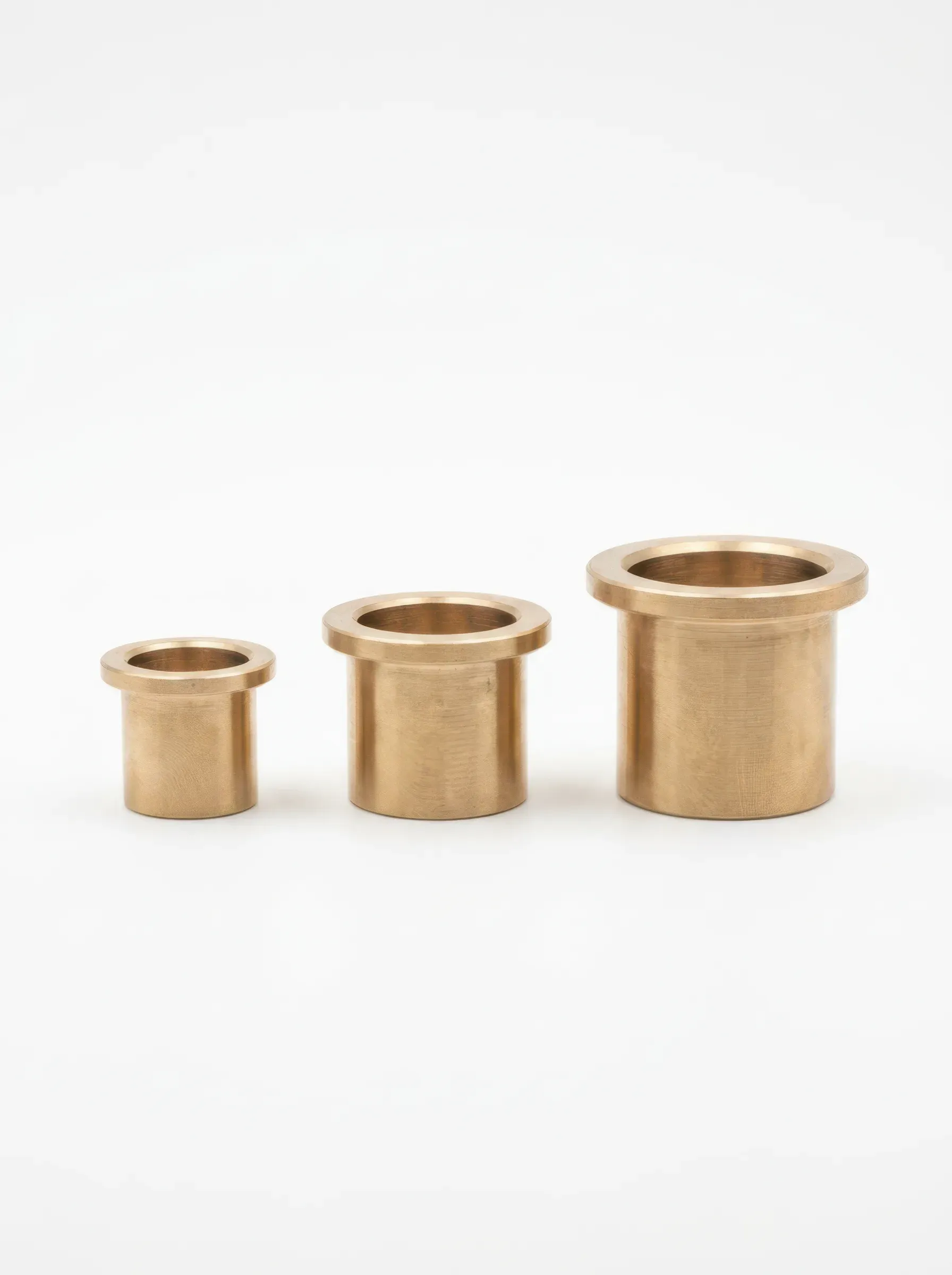 Flanged bronze bushings